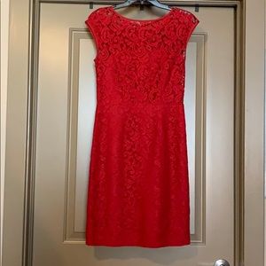 Gorgeous Red Lace Banana Republic Dress